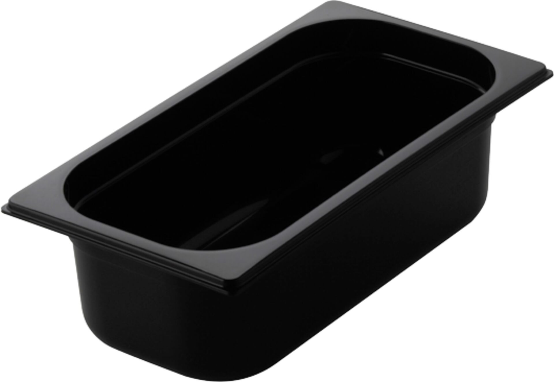 GN Behälter 1/3 Polycarbonat schwarz T: 100mm